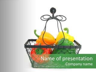 Green Food Diet PowerPoint Template