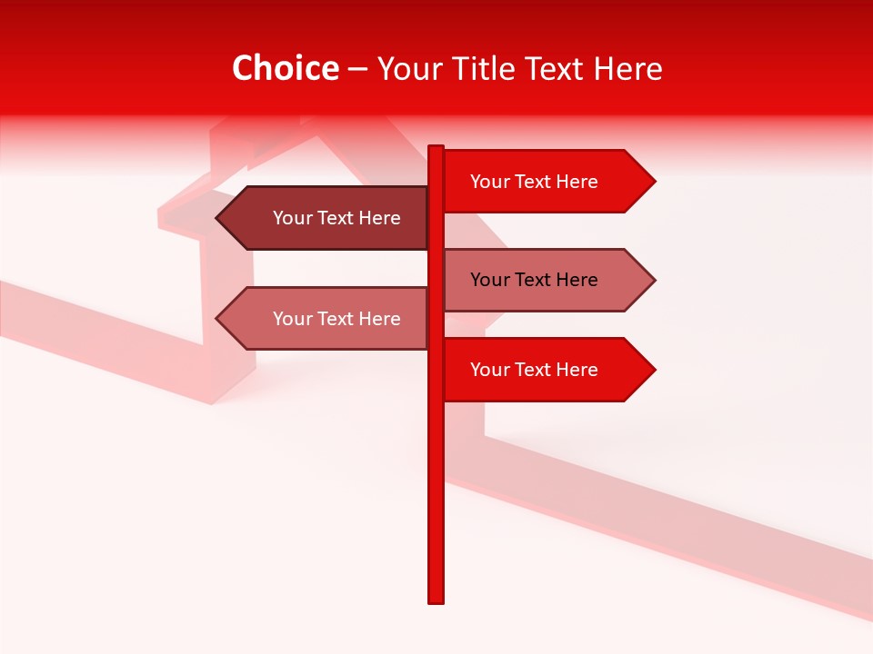 Architect Sign Market PowerPoint Template