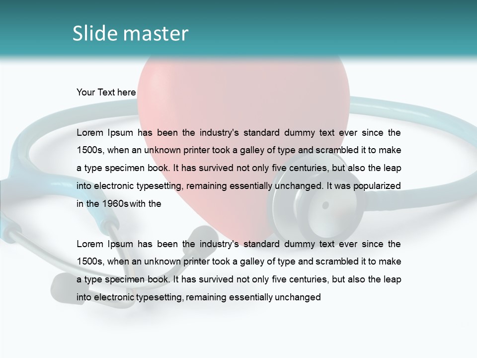 Profession Hospital Pulse PowerPoint Template