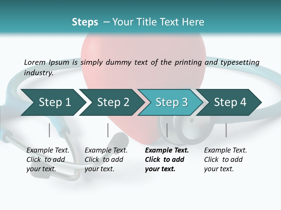 Profession Hospital Pulse PowerPoint Template