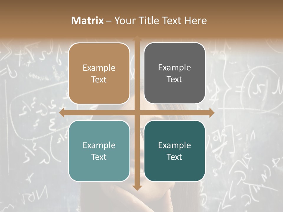 Smile Teen Asking PowerPoint Template