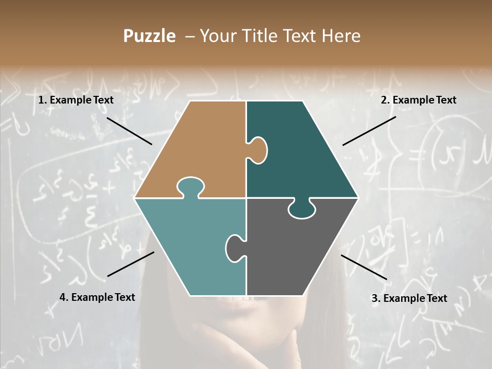 Smile Teen Asking PowerPoint Template
