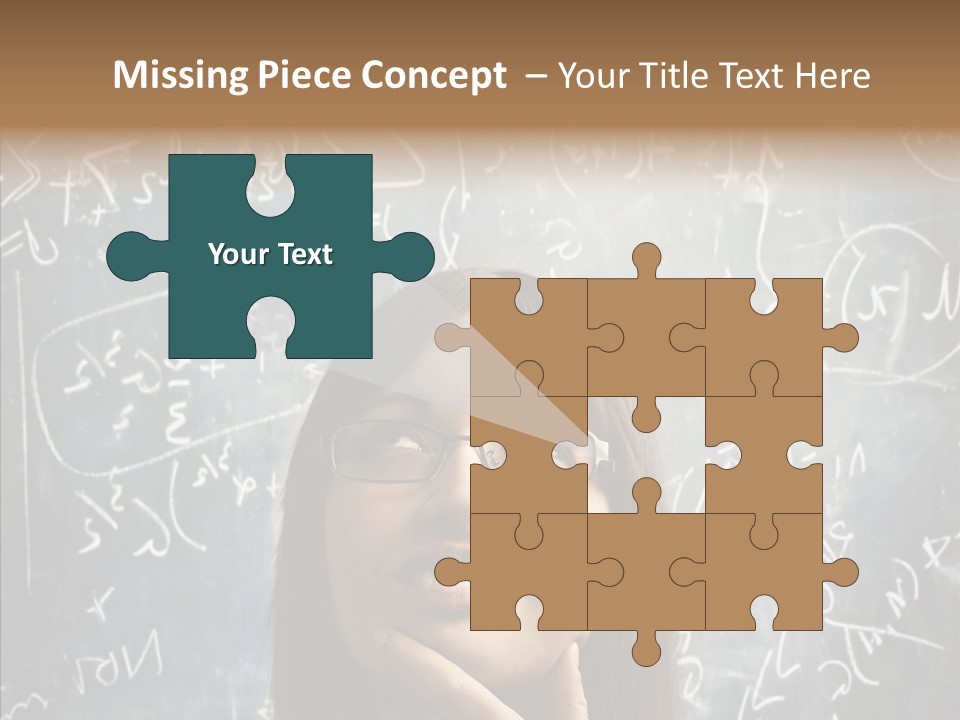 Smile Teen Asking PowerPoint Template