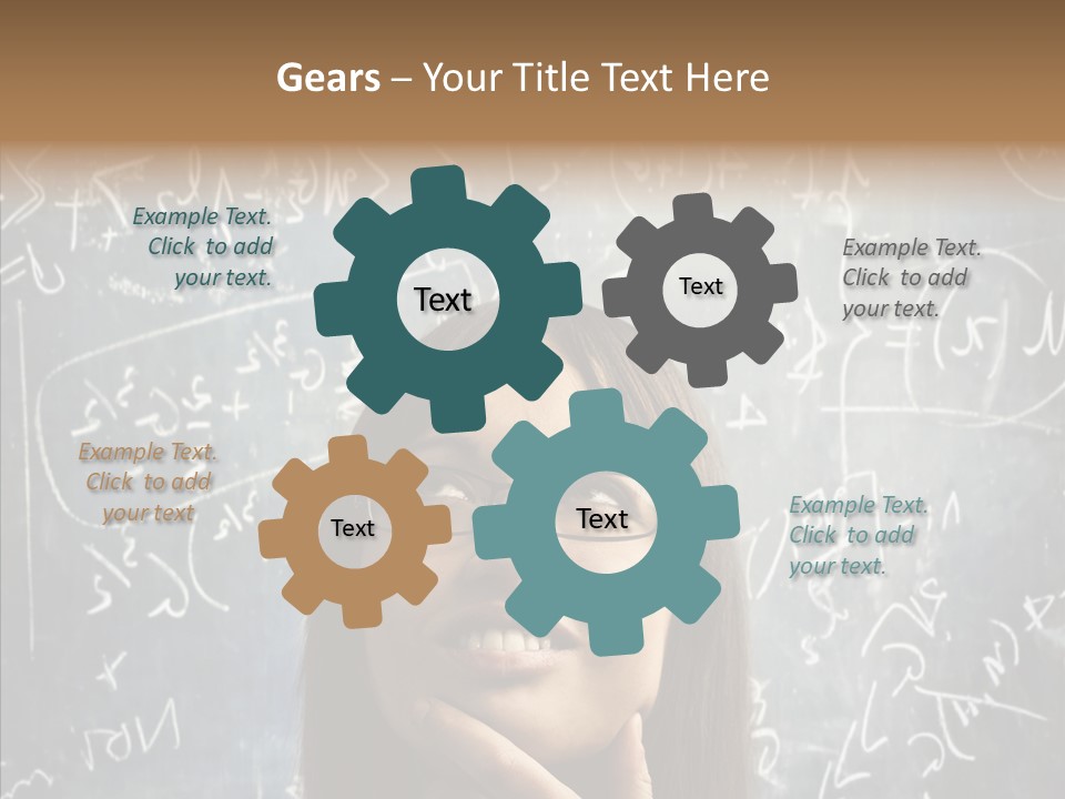 Smile Teen Asking PowerPoint Template