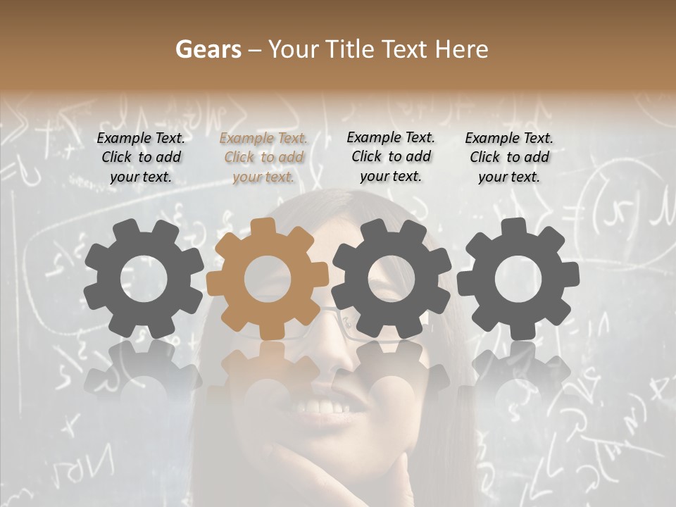 Smile Teen Asking PowerPoint Template