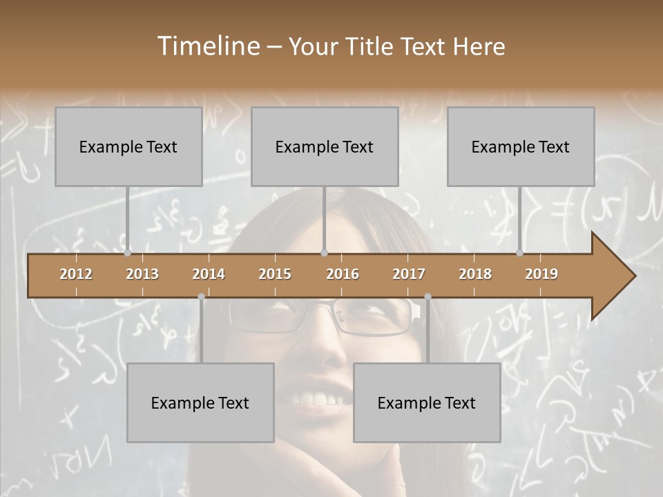 Smile Teen Asking PowerPoint Template