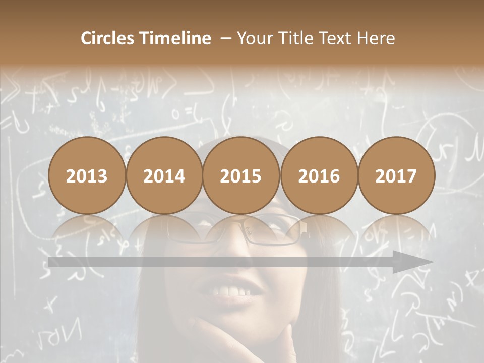 Smile Teen Asking PowerPoint Template