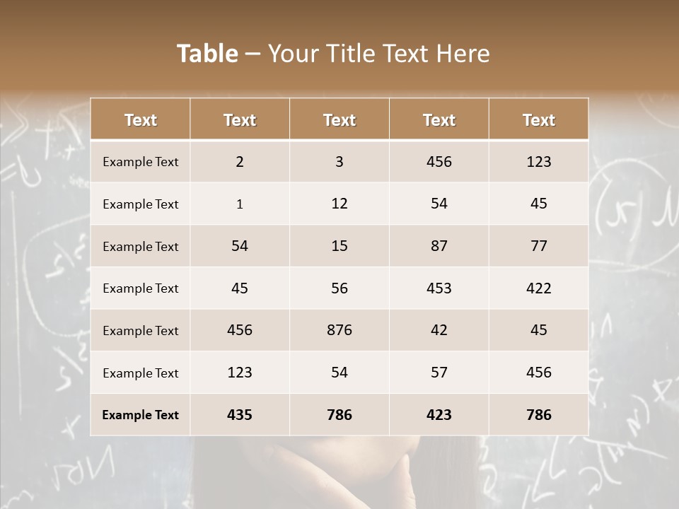 Smile Teen Asking PowerPoint Template