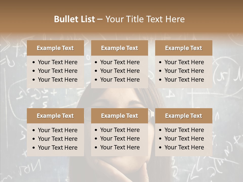 Smile Teen Asking PowerPoint Template