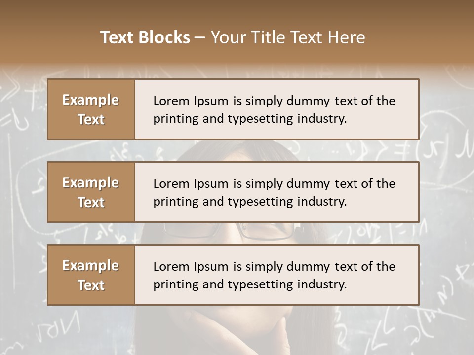 Smile Teen Asking PowerPoint Template