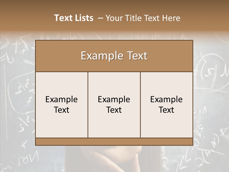 Smile Teen Asking PowerPoint Template