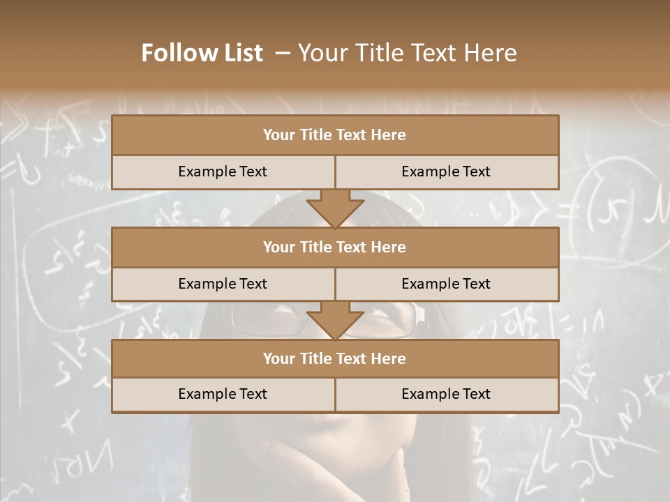 Smile Teen Asking PowerPoint Template