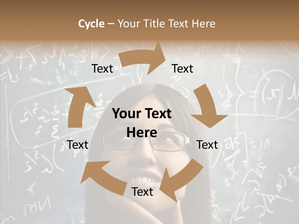 Smile Teen Asking PowerPoint Template