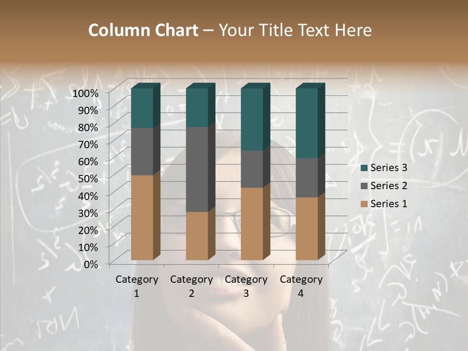 Smile Teen Asking PowerPoint Template