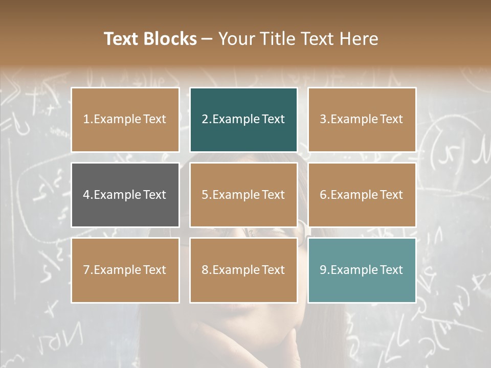 Smile Teen Asking PowerPoint Template