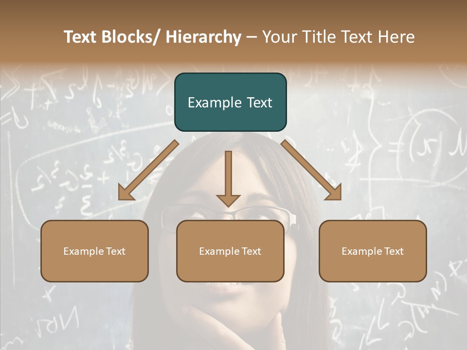 Smile Teen Asking PowerPoint Template