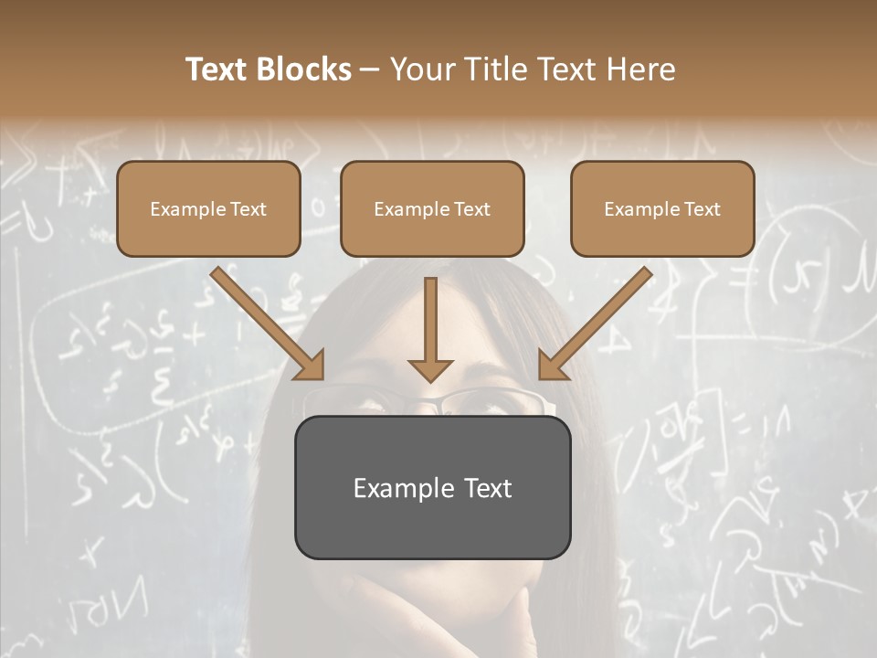 Smile Teen Asking PowerPoint Template