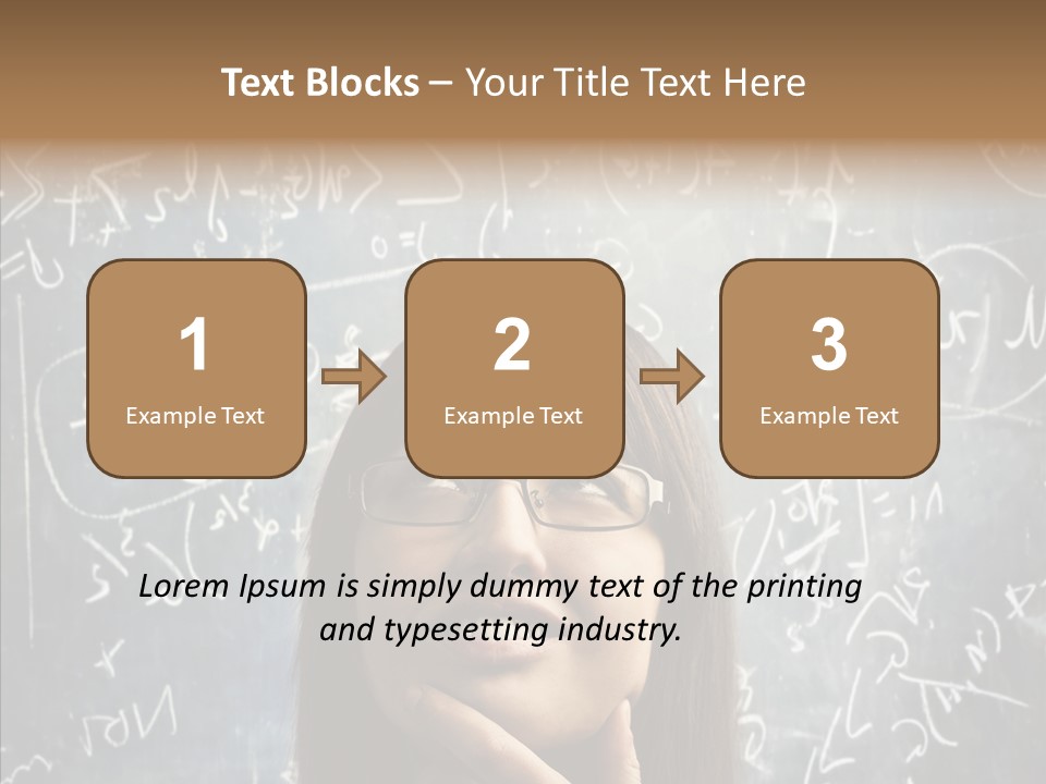 Smile Teen Asking PowerPoint Template
