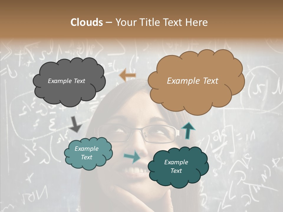 Smile Teen Asking PowerPoint Template
