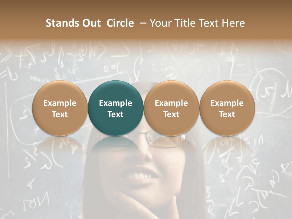 Smile Teen Asking PowerPoint Template