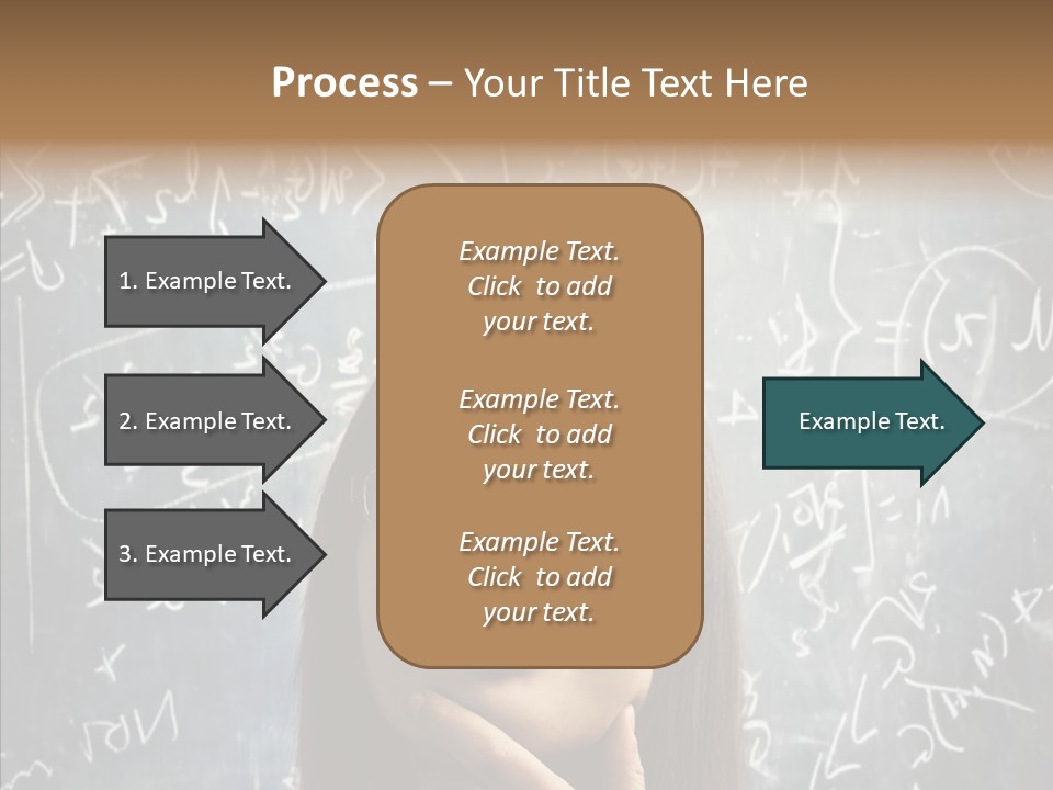Smile Teen Asking PowerPoint Template