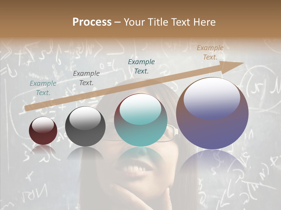 Smile Teen Asking PowerPoint Template