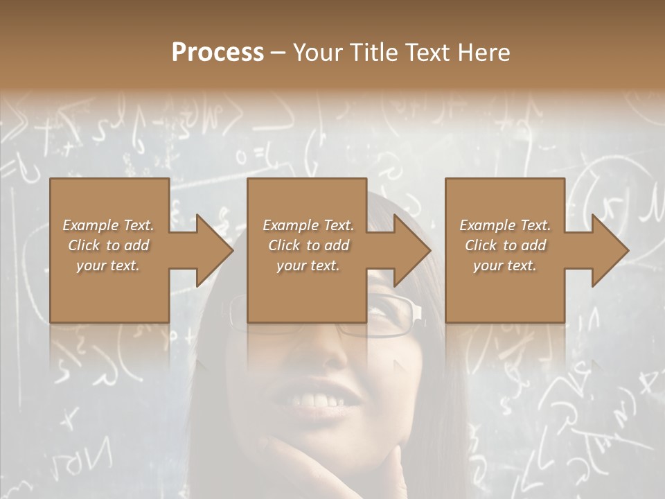 Smile Teen Asking PowerPoint Template