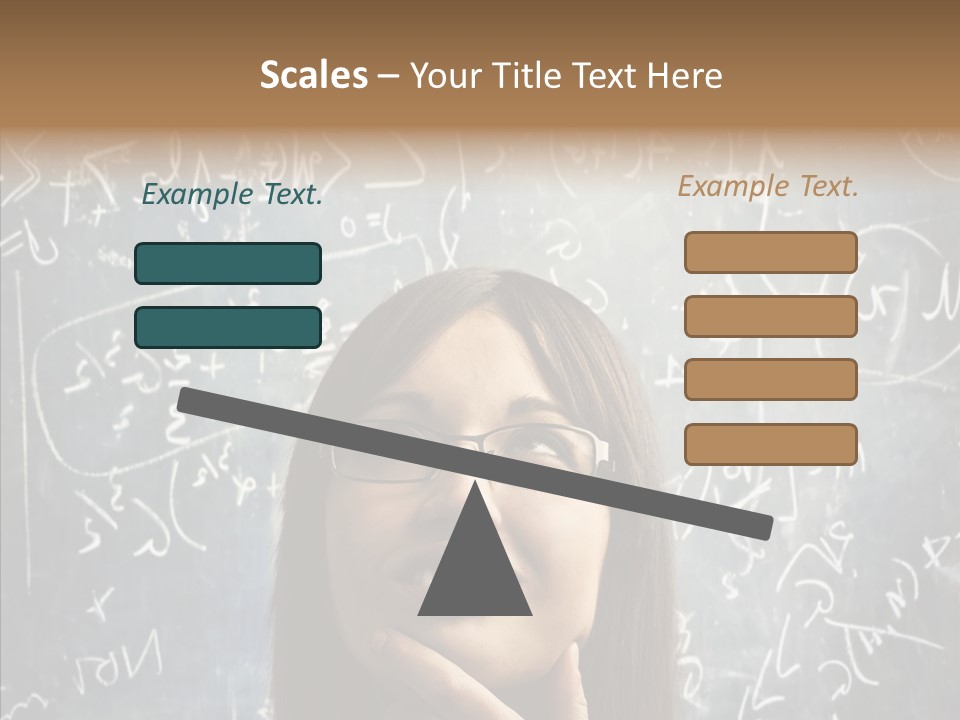 Smile Teen Asking PowerPoint Template