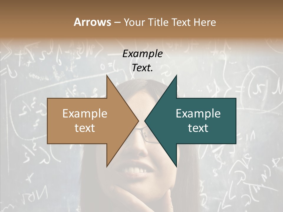 Smile Teen Asking PowerPoint Template