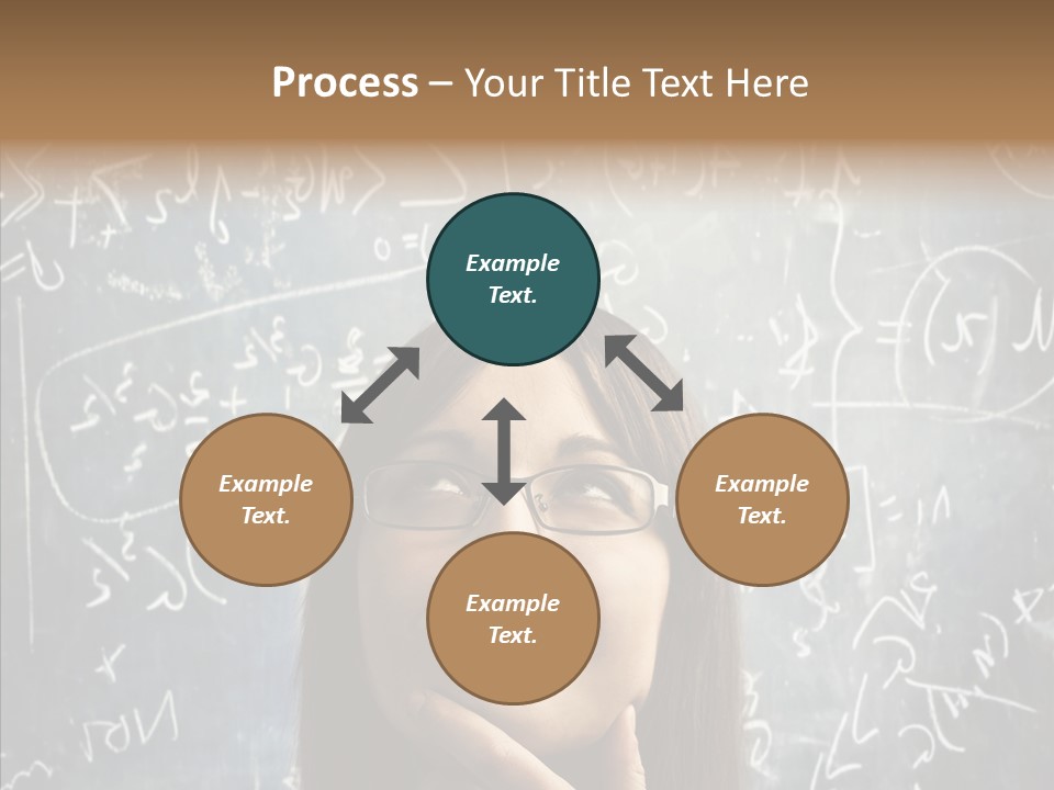 Smile Teen Asking PowerPoint Template