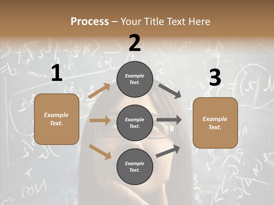 Smile Teen Asking PowerPoint Template