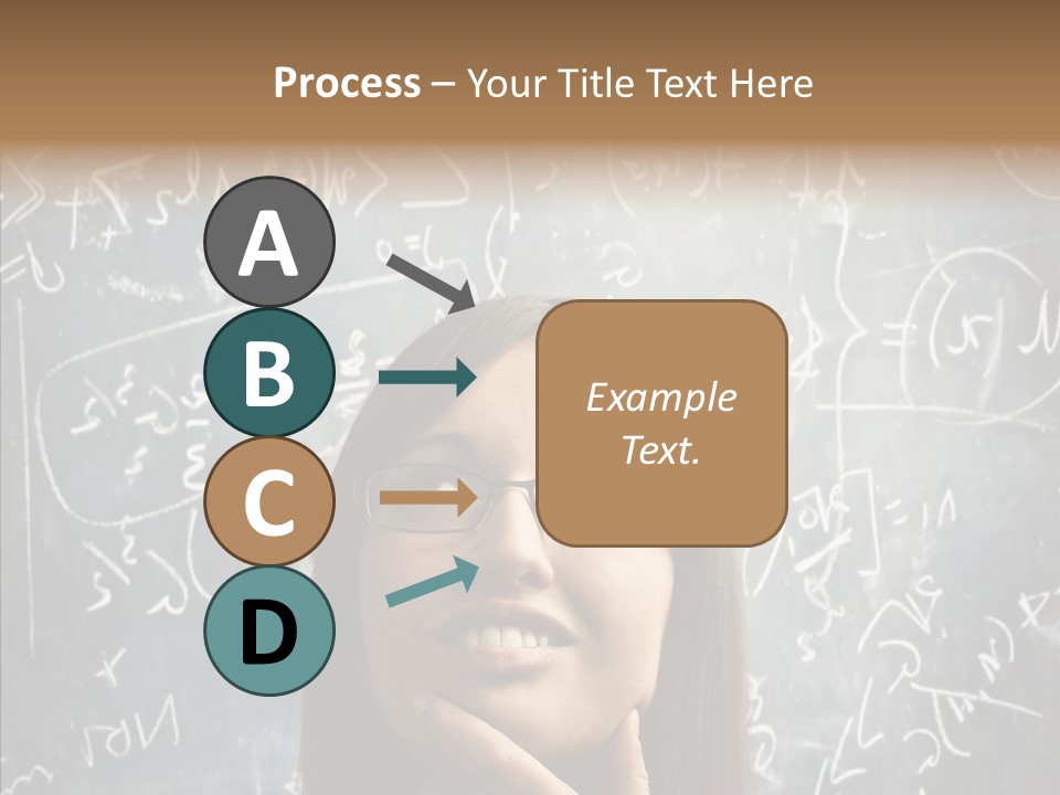 Smile Teen Asking PowerPoint Template