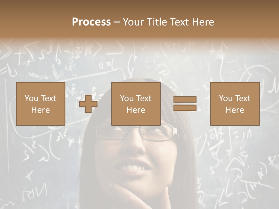 Smile Teen Asking PowerPoint Template