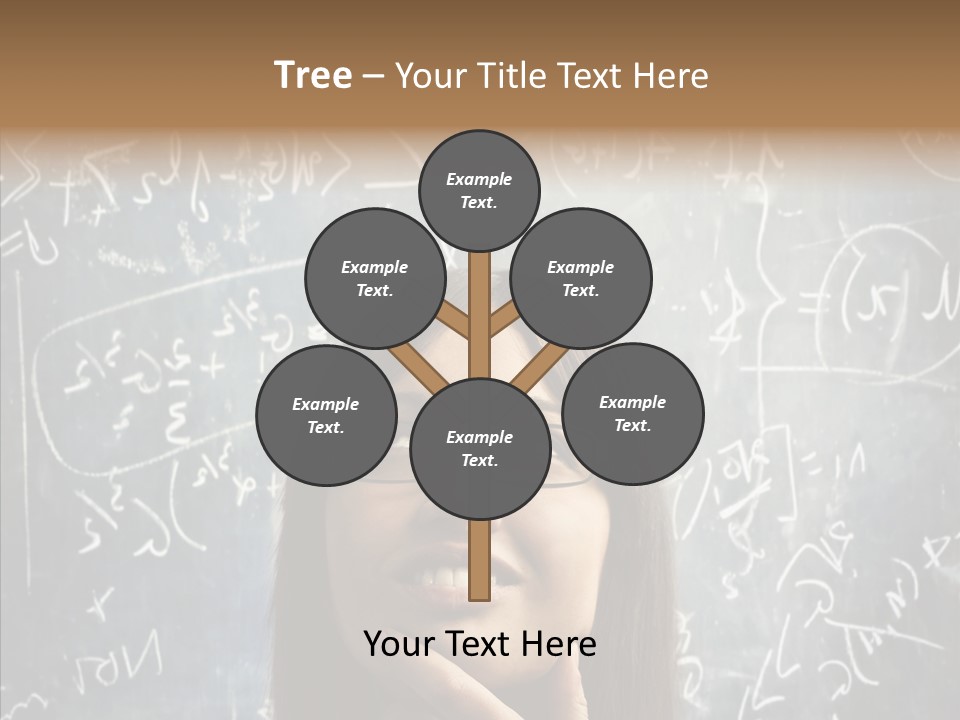 Smile Teen Asking PowerPoint Template