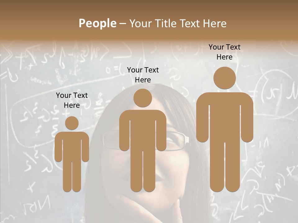 Smile Teen Asking PowerPoint Template