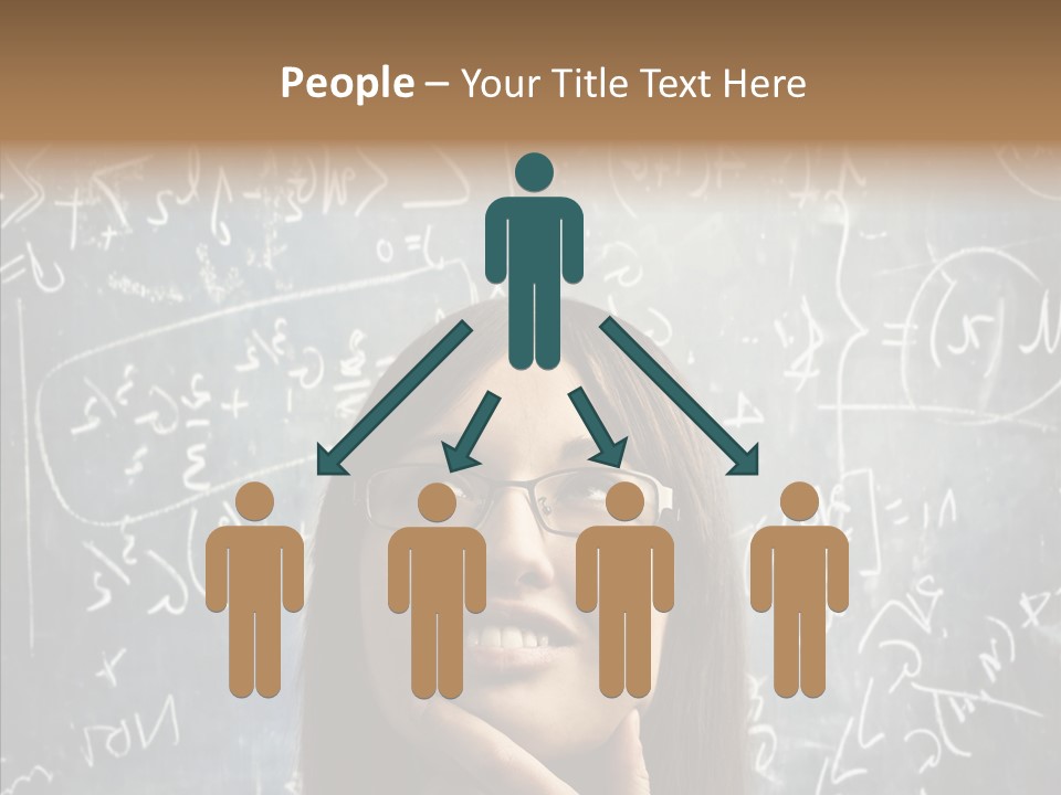 Smile Teen Asking PowerPoint Template