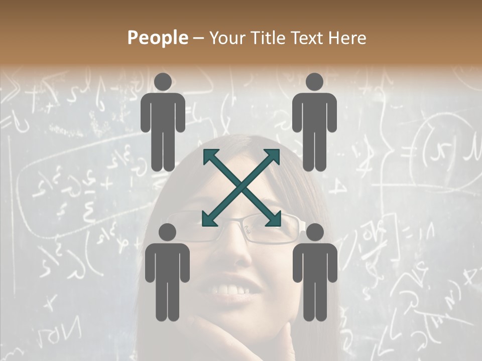 Smile Teen Asking PowerPoint Template