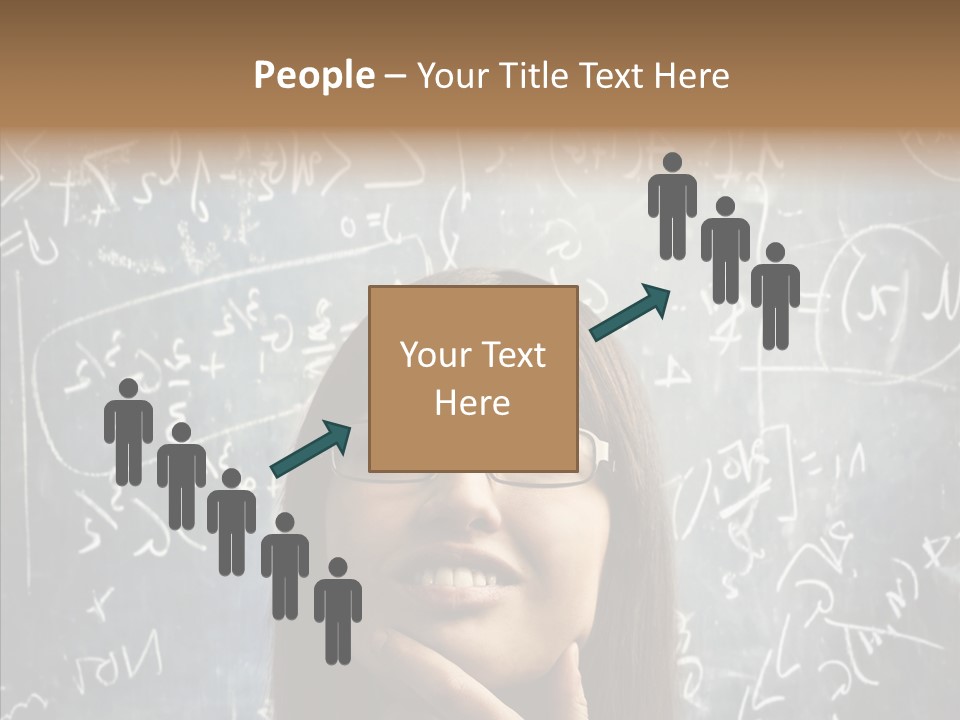 Smile Teen Asking PowerPoint Template