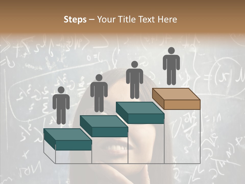 Smile Teen Asking PowerPoint Template