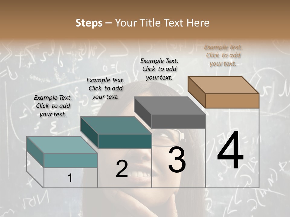 Smile Teen Asking PowerPoint Template