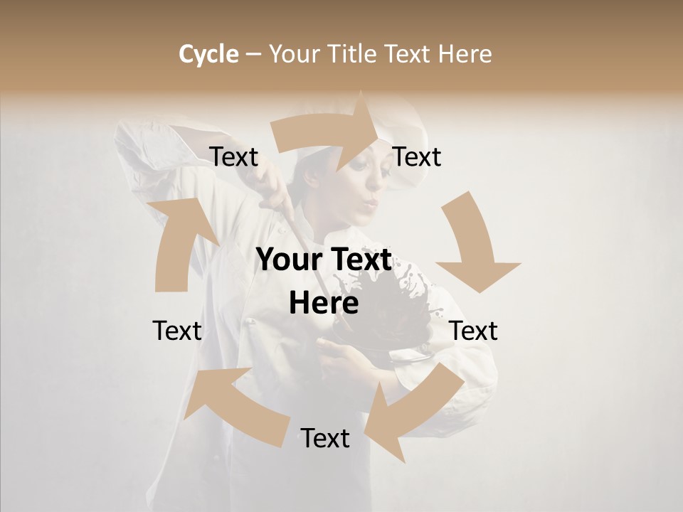 Cook Chef Dessert PowerPoint Template