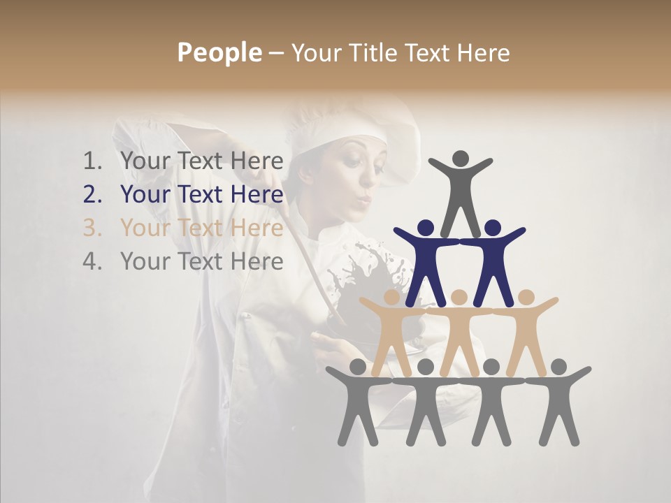 Cook Chef Dessert PowerPoint Template