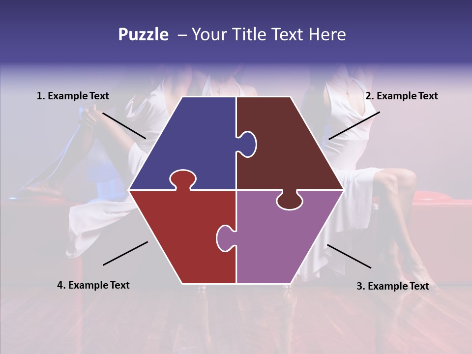 Sisters Fashion Red PowerPoint Template