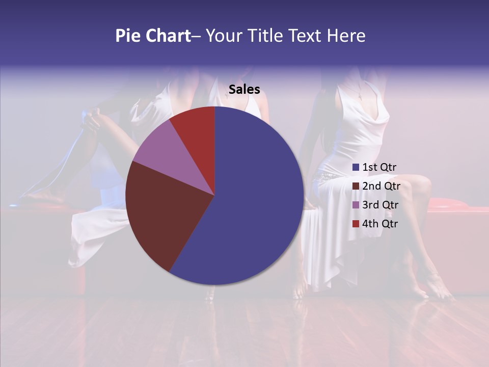 Sisters Fashion Red PowerPoint Template