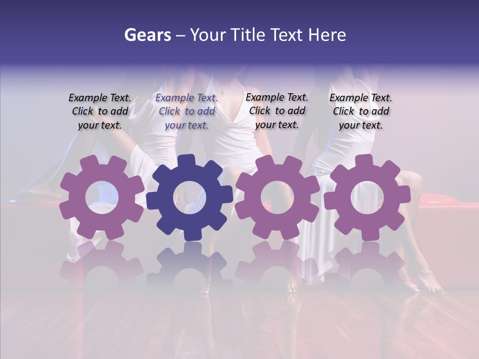 Sisters Fashion Red PowerPoint Template