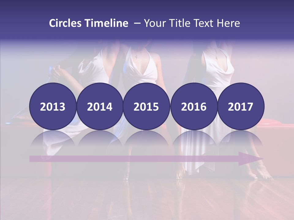 Sisters Fashion Red PowerPoint Template