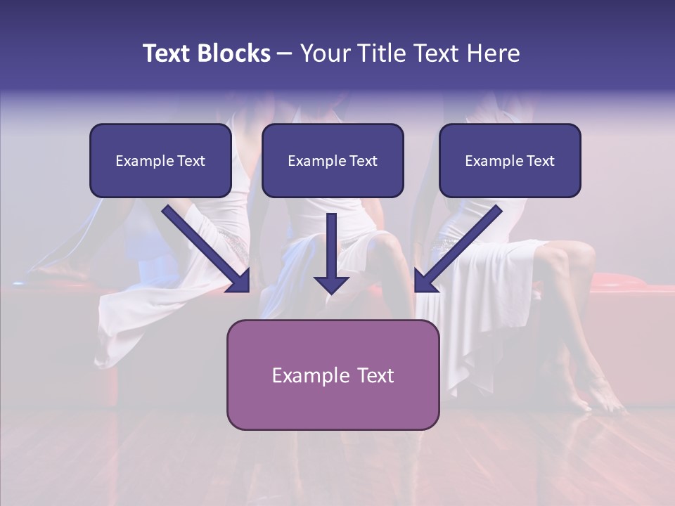 Sisters Fashion Red PowerPoint Template