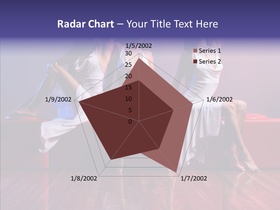 Sisters Fashion Red PowerPoint Template