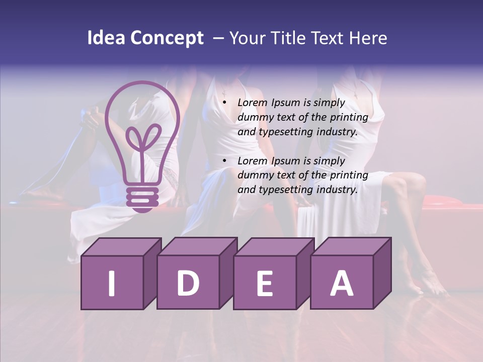 Sisters Fashion Red PowerPoint Template