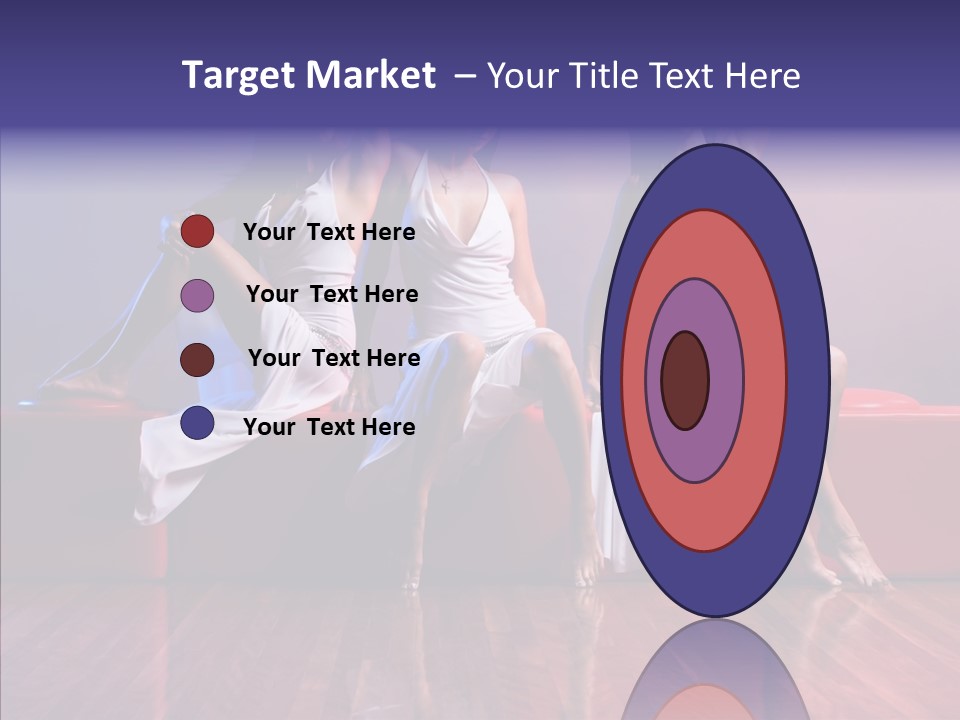 Sisters Fashion Red PowerPoint Template